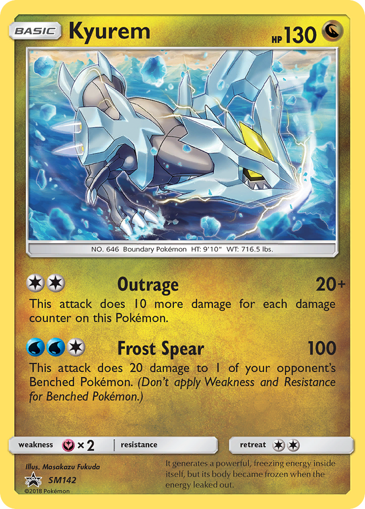 Kyurem (SM142) [Sun &amp; Moon: Black Star Promos] 