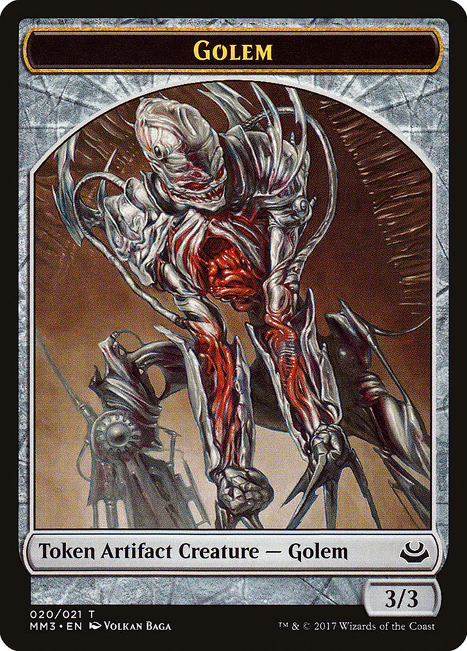 Golem Token [Modern Masters 2017 Tokens] 