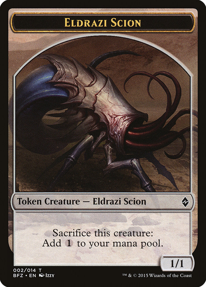Eldrazi Scion Token (002/014) [Battle for Zendikar Tokens] 
