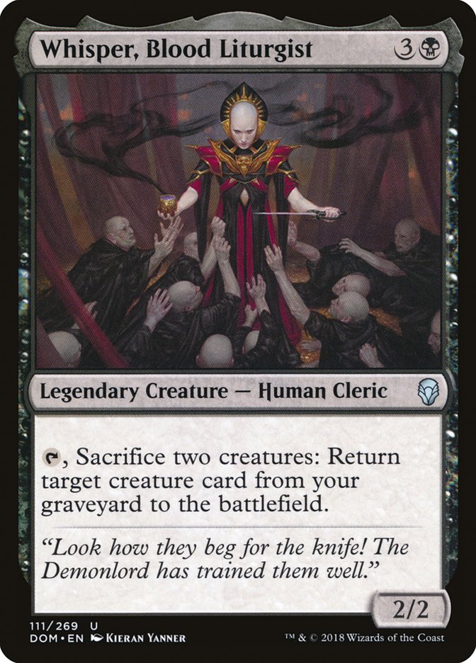 Whisper, Blood Liturgist [Dominaria]