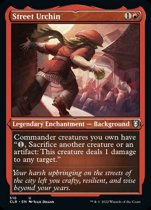 Street Urchin (Foil Etched) [Commander Legends: Battle for Baldur's Gate] 