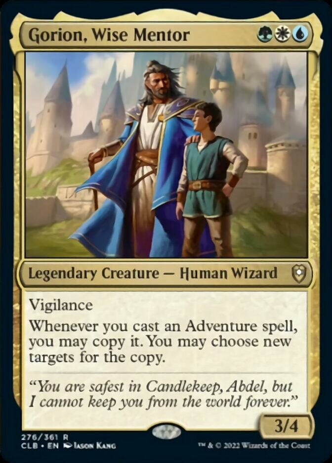 Gorion, Wise Mentor [Commander Legends: Battle for Baldur's Gate] 