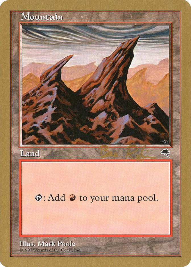 Mountain (br344) (Ben Rubin) [World Championship Decks 1998] 