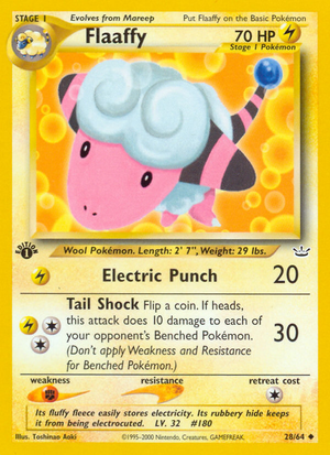 Flaaffy (28/64) [Neo Revelation 1st Edition] 