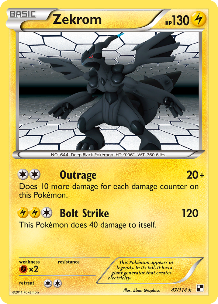 Zekrom (47/114) [Black &amp; White: Base Set] 