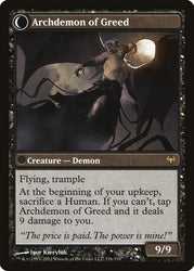 Ravenous Demon // Archdemon of Greed [Dark Ascension] 