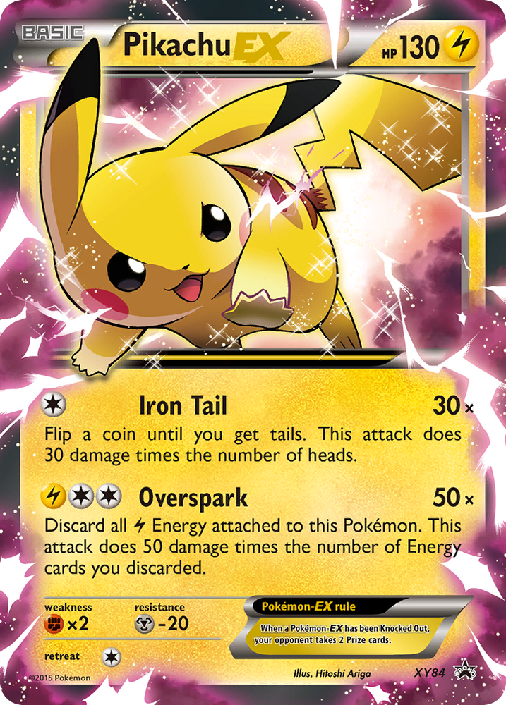 Pikachu EX (XY84) [XY: Black Star Promos] 