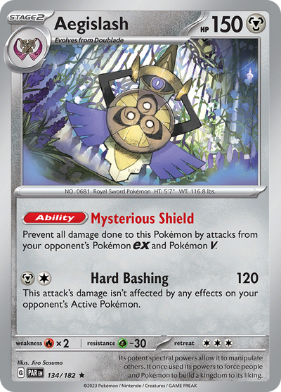 Aegislash (134/182) [Scarlet &amp; Violet: Paradox Rift] 