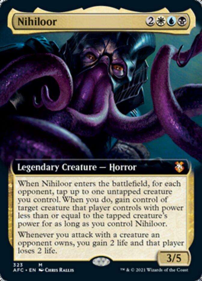 Nihiloor (Extended Art) [Dungeons &amp; Dragons: Adventures in the Forgotten Realms Commander] 