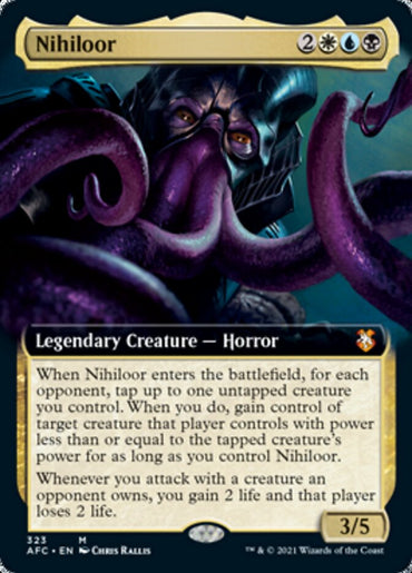 Nihiloor (Extended Art) [Dungeons &amp; Dragons: Adventures in the Forgotten Realms Commander] 