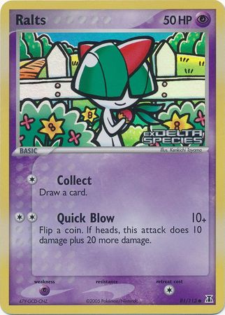 Ralts (81/113) (Stamped) [EX: Delta Species] 