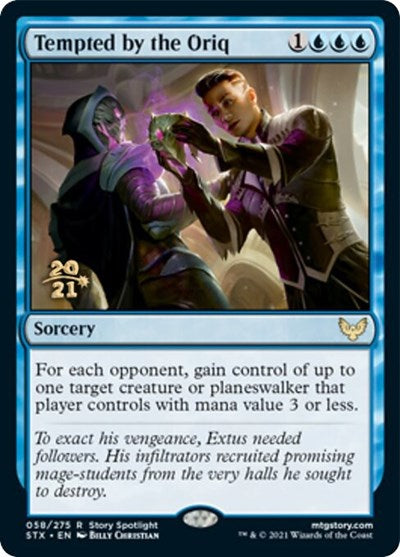 Tempted by the Oriq [Strixhaven: School of Mages Prerelease Promos] 