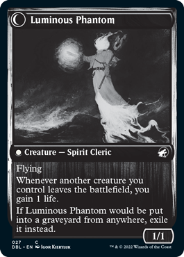 Lunarch Veteran // Luminous Phantom [Innistrad: Double Feature]