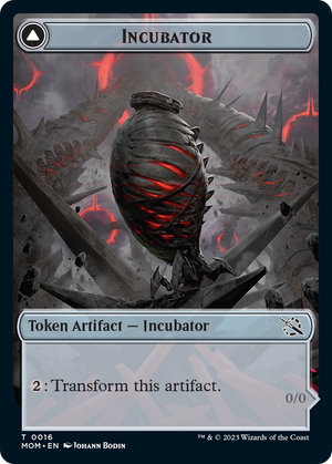Incubator // Phyrexian (16) Double-Sided Token [March of the Machine Tokens] 