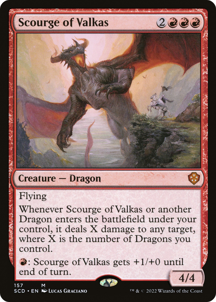 Scourge of Valkas [Starter Commander Decks] 