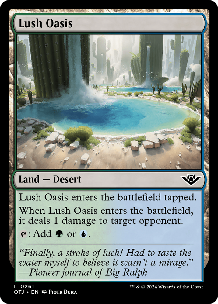 Lush Oasis [Outlaws of Thunder Junction] 