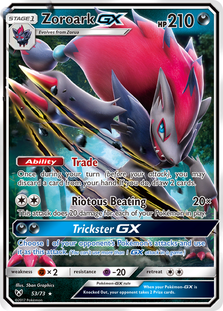 Zoroark GX (53/73) [Sun &amp; Moon: Shining Legends] 