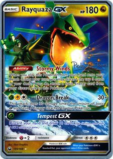 Rayquaza GX (109/168) (Dragones y Sombras - Pedro Eugenio Torres) [World Championships 2018] 