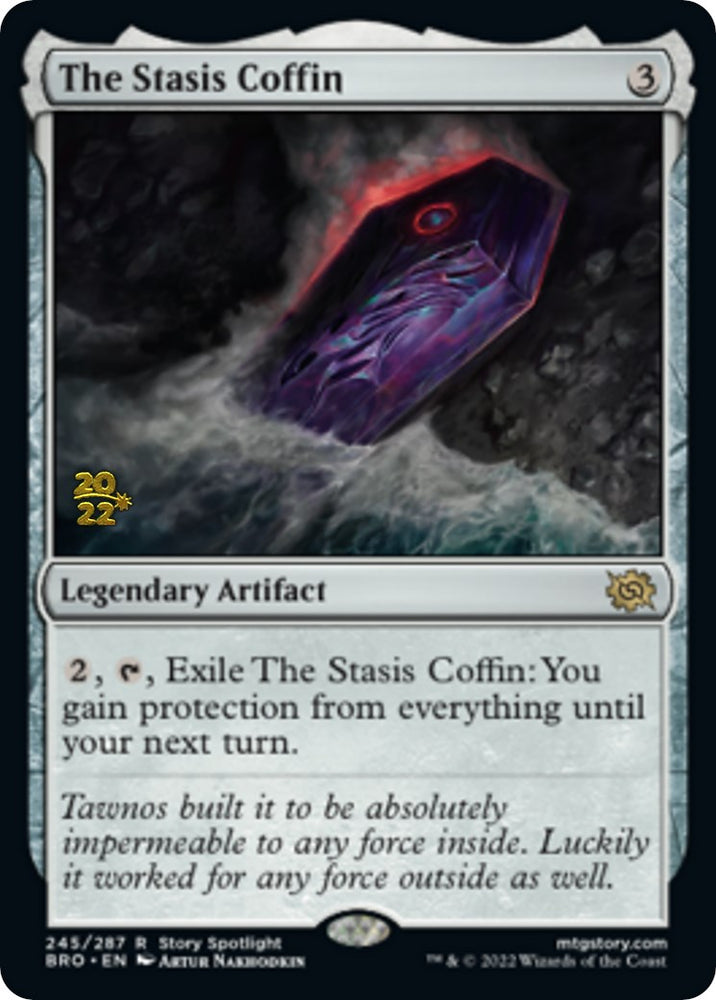 The Stasis Coffin [The Brothers' War Prerelease Promos] 