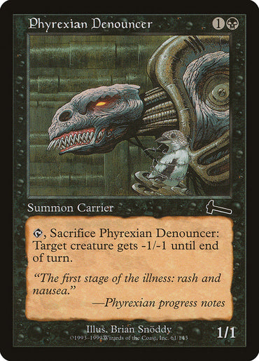 Phyrexian Denouncer [Urza's Legacy]