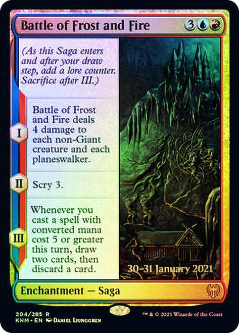 Battle of Frost and Fire [Kaldheim Prerelease Promos] 