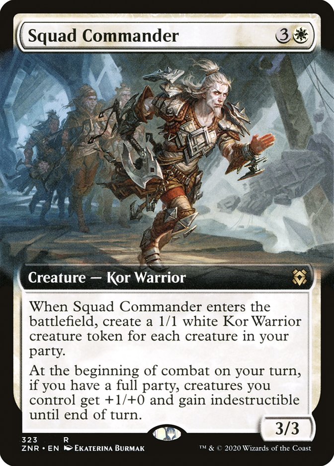 Squad Commander (Extended Art) [Zendikar Rising] 