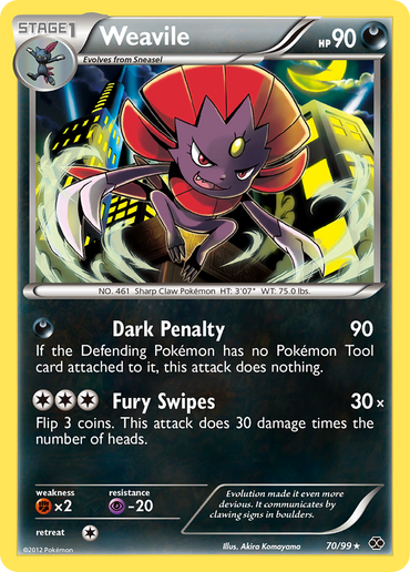 Weavile (70/99) [Black &amp; White: Next Destinies] 