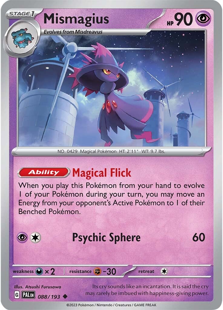 Mismagius (088/193) [Scarlet & Violet: Paldea Evolved] 