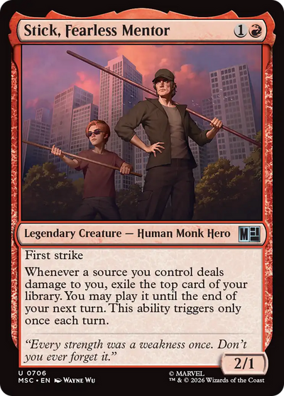 Stick, Fearless Mentor [Marvel Super Heroes Commander]
