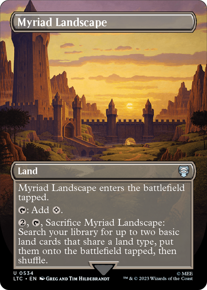 Myriad Landscape (Borderless) [The Lord of the Rings: Tales of Middle-Earth Commander] 