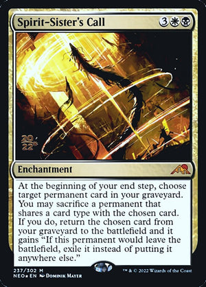 Spirit-Sister's Call [Kamigawa: Neon Dynasty Prerelease Promos] 