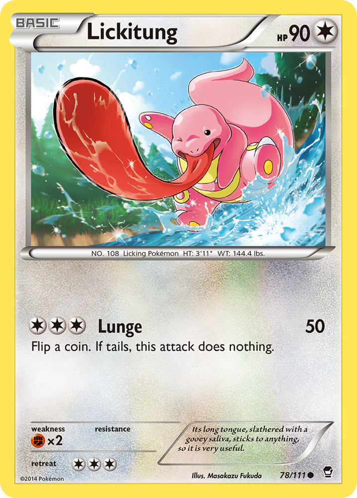 Lickitung (78/111) [XY: Furious Fists] 