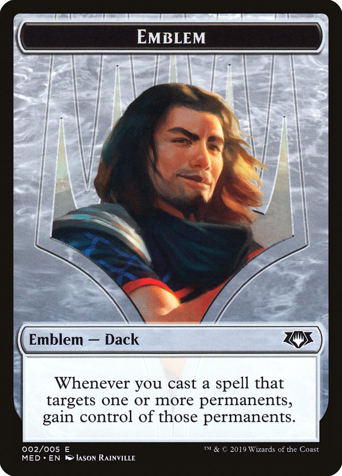 Dack Fayden Emblem [Mythic Edition Tokens] 