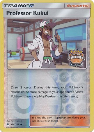 Professor Kukui (128/149) (Regional Championship Promo) [Sun &amp; Moon: Base Set] 