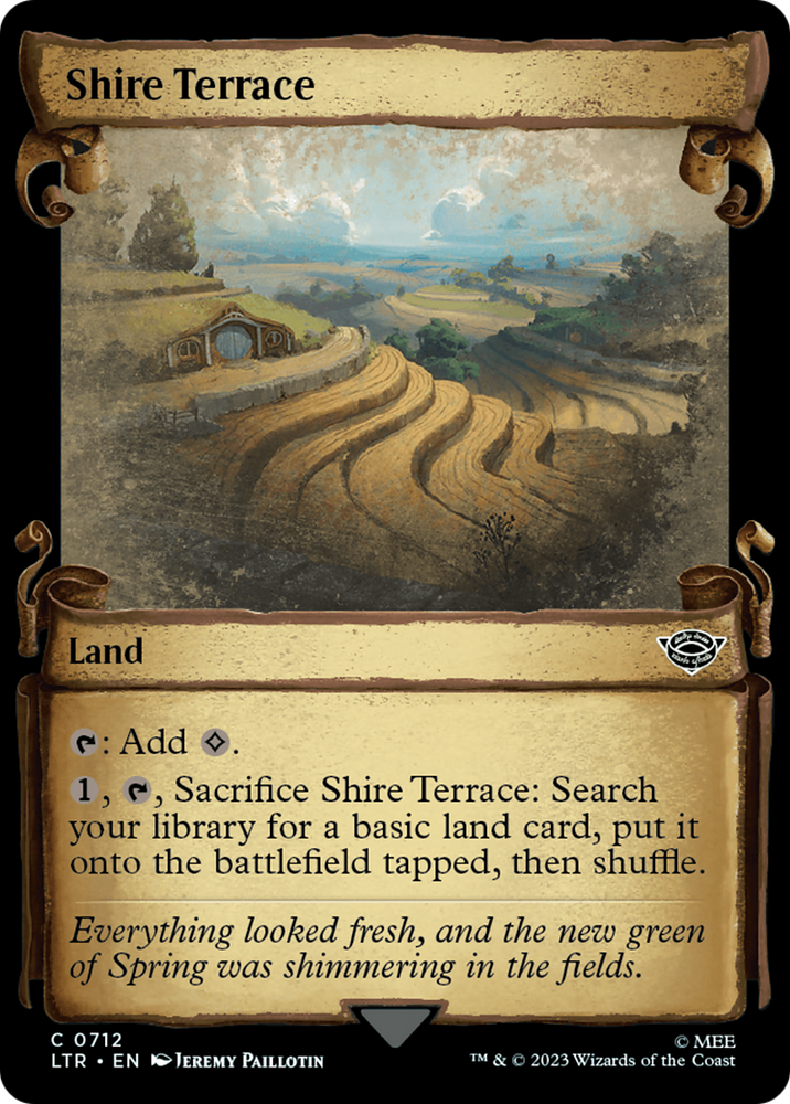 Shire Terrace [The Lord of the Rings: Tales of Middle-Earth Showcase Scrolls] 