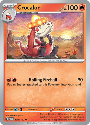 Crocalor (024/182) [Scarlet &amp; Violet: Paradox Rift] 