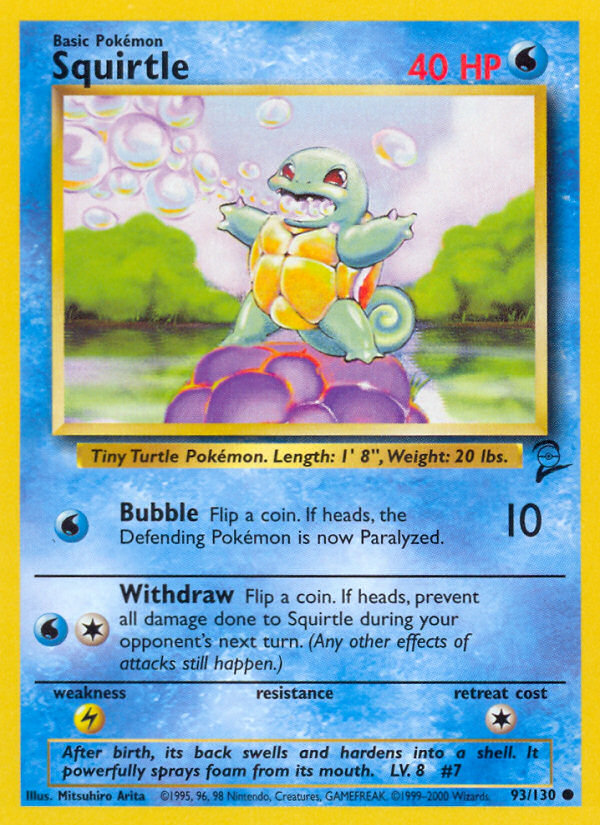 Squirtle (93/130) [Base Set 2] 