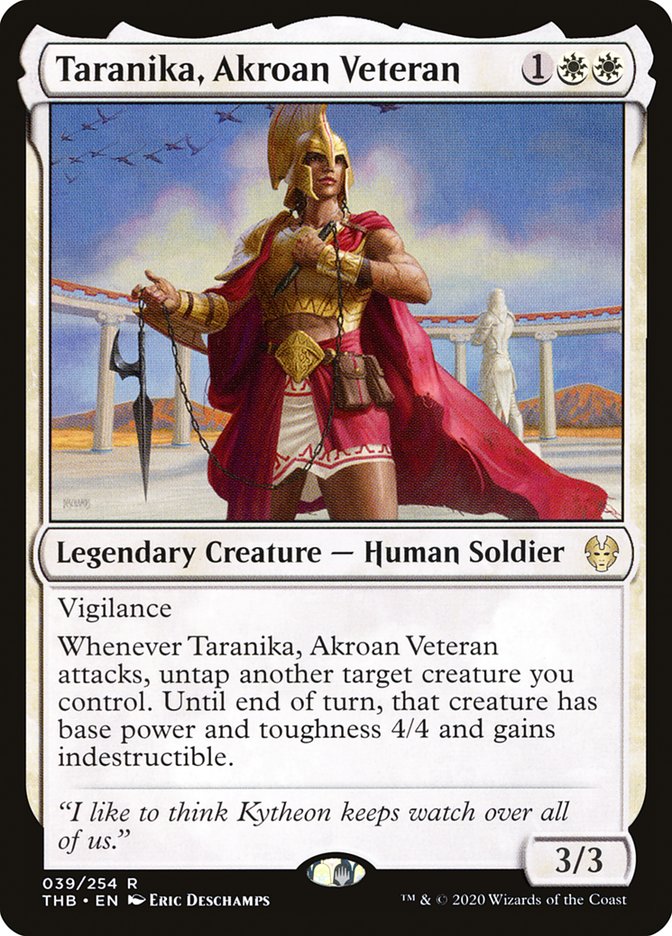 Taranika, Akroan Veteran [Theros Beyond Death] 