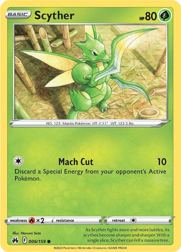 Scyther (006/159) [Sword &amp; Shield: Crown Zenith] 