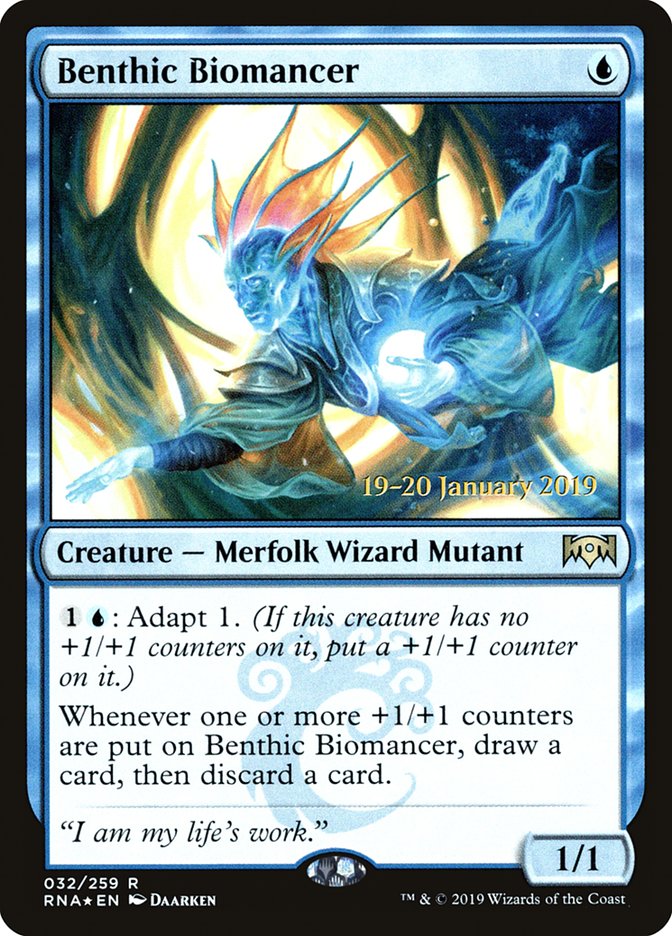 Benthic Biomancer [Ravnica Allegiance Prerelease Promos] 