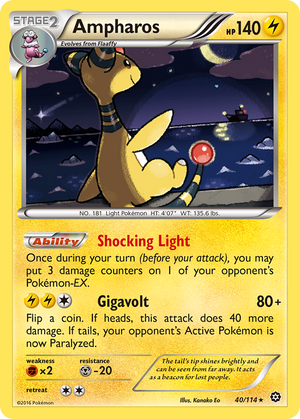 Ampharos (40/114) [XY: Steam Siege]