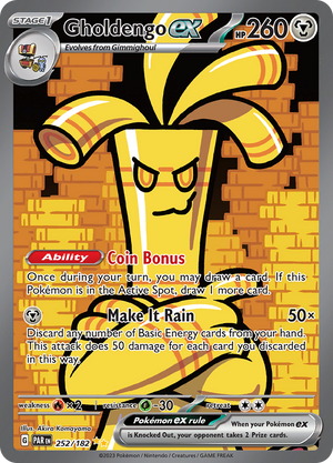Gholdengo ex (252/182) [Scarlet &amp; Violet: Paradox Rift] 