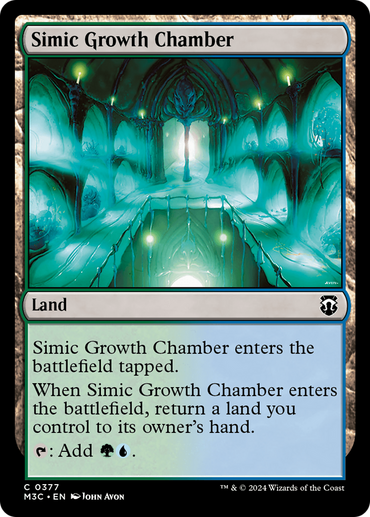 Simic Growth Chamber (Ripple Foil) [Modern Horizons 3 Commander] 