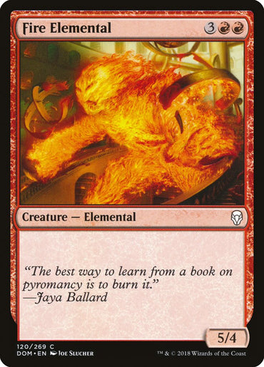 Fire Elemental [Dominaria] 