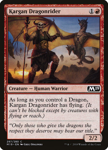 Kargan Dragonrider [Core Set 2019] 