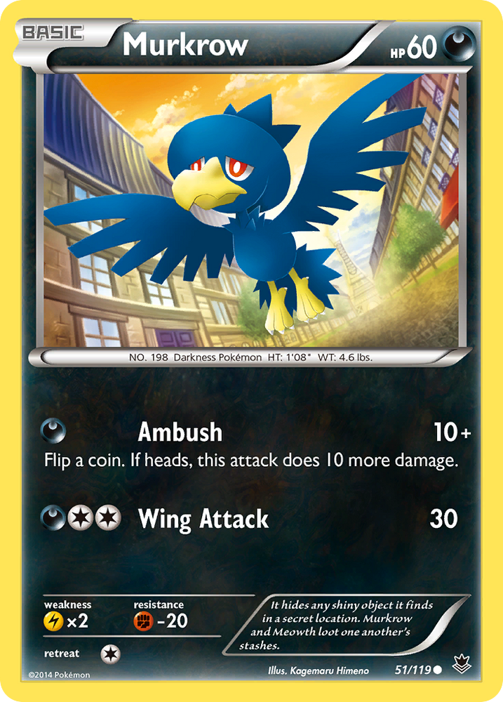 Murkrow (51/119) [XY: Phantom Forces] 