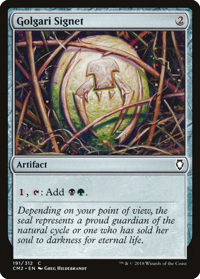 Golgari Signet (191/312) [Commander Anthology Volume II]