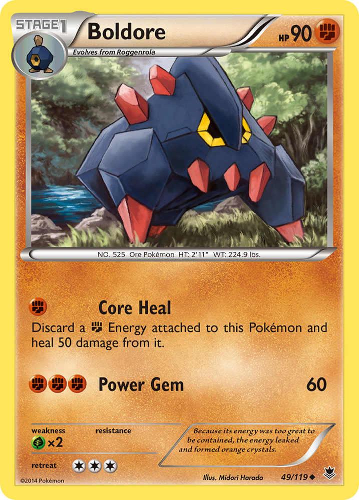 Boldore (49/119) [XY: Phantom Forces] 