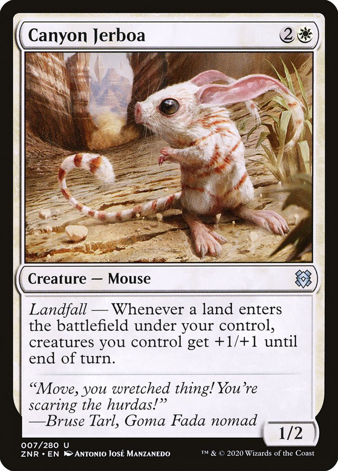 Canyon Jerboa [Zendikar Rising] 