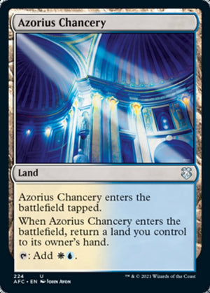 Azorius Chancery [Dungeons &amp; Dragons: Adventures in the Forgotten Realms Commander] 